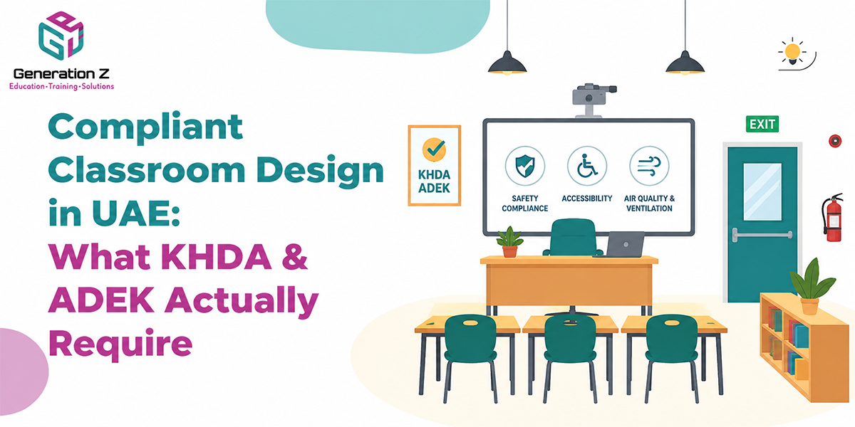 Compliant Classroom Design in UAE: What KHDA & ADEK Actually Require